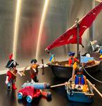 Playmobil ridders en piraten met boot, Kinderen en Baby's, Speelgoed | Playmobil, Gebruikt, Ophalen