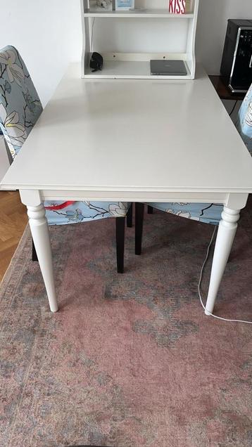Ikea Ingatorp Extendable White Dining/Breakfast Table beschikbaar voor biedingen