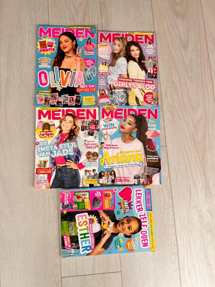 5 meiden tijdschriften, Boeken, Tijdschriften en Kranten, Zo goed als nieuw, Damesbladen, Ophalen of Verzenden