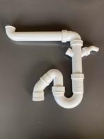 Sifon Enkel Ruimtebesparend - Vaatwasser Aansluiting, Ophalen, Afvoer, Pvc, Nieuw