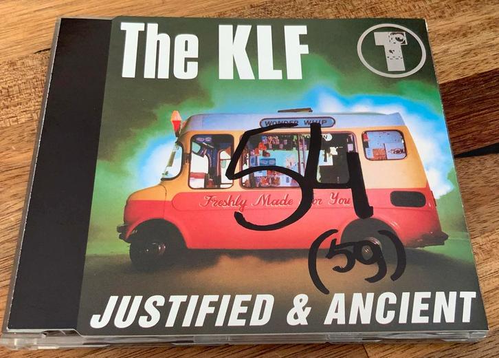 CD SINGLE THE KLF JUSTIFIED & ANCIENT 1991 KLF COMMUNICATION, Cd's en Dvd's, Cd Singles, Gebruikt, Dance, 1 single, Maxi-single