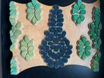 1 grote batik stempel van Vlisco stoffen Helmond, Ophalen of Verzenden