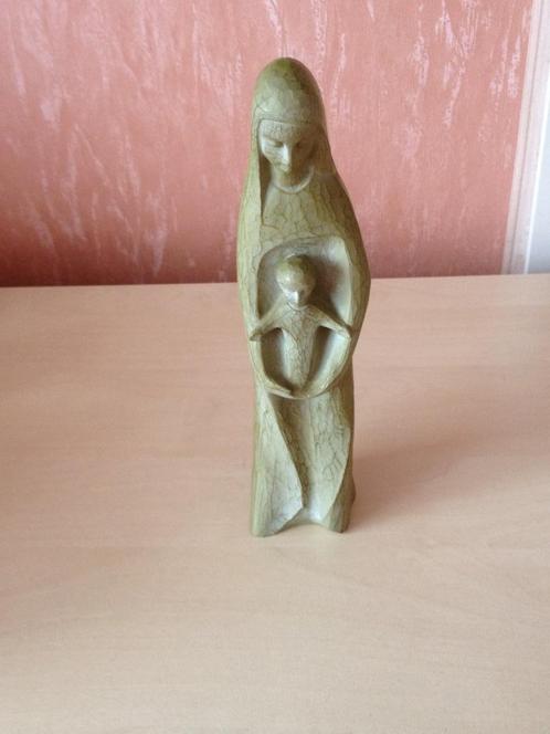 Maria beeldje handwerk, Antiek en Kunst, Antiek | Religie, Ophalen of Verzenden