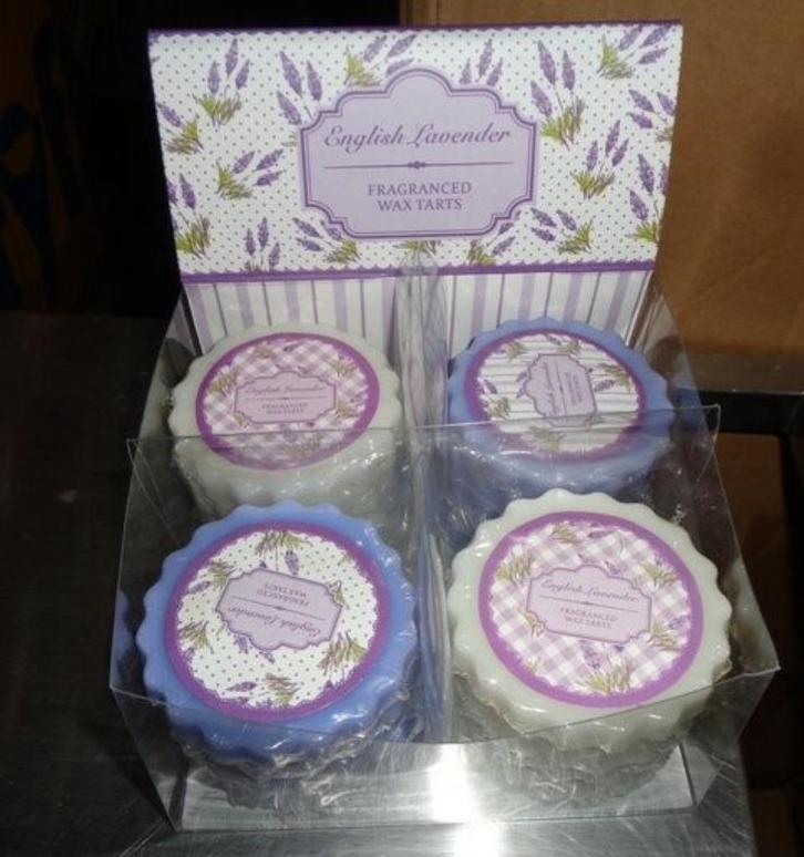 PARTIJ WAXMELT LAVENDEL IN DISPLAY, Diversen, Rommelmarktspullen, Nieuw, Ophalen of Verzenden