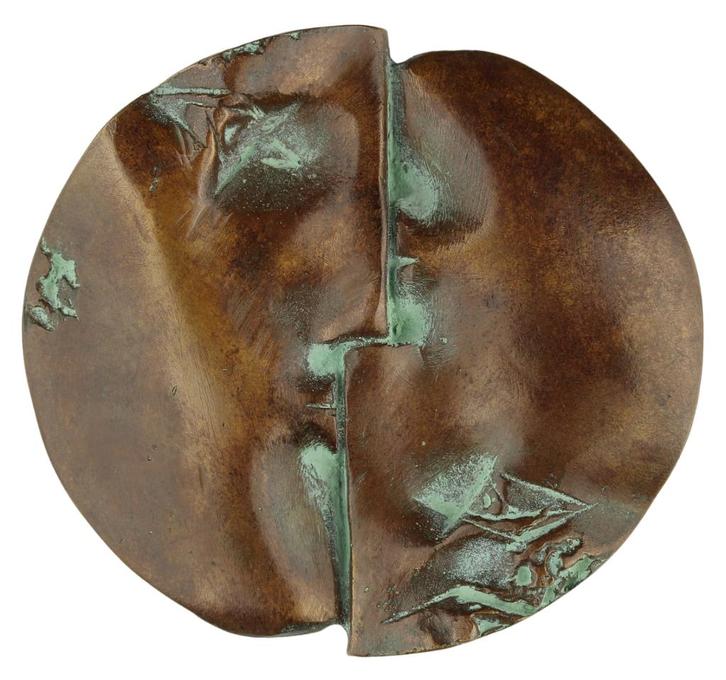 Pépé Grégoire - Penning VPK, 1988 : Relatiepenning, Postzegels en Munten, Penningen en Medailles, Brons, Nederland, Verzenden