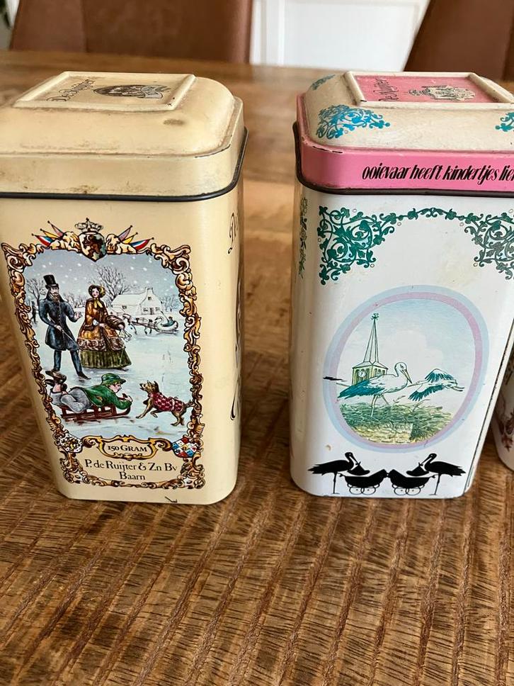 Oude Voorraad Bussen P. de Ruiter Baarn, Antiek en Kunst, Curiosa en Brocante, Ophalen