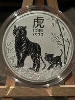 5oz Lunar III year of the tiger zilveren munt - Perth Mint, Postzegels en Munten, Edelmetalen en Baren, Ophalen of Verzenden, Zilver