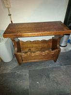 Antieke houten krantenbak, Minder dan 45 cm, Minder dan 55 cm, Gebruikt, Rechthoekig