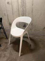 Witte design stoel, Huis en Inrichting, Kunststof, Gebruikt, Wit, Ophalen of Verzenden