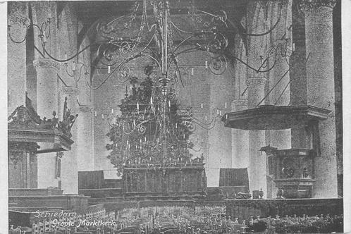(388-539-003) Schiedam Groote Marktkerk, Verzamelen, Ansichtkaarten | Nederland, Zuid-Holland, Verzenden