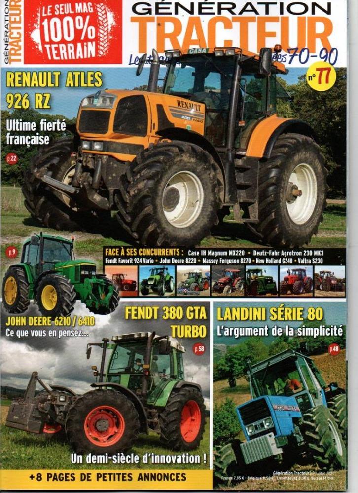 Tijdschriften uit de serie Génération Tracteur, Boeken, Tijdschriften en Kranten, Zo goed als nieuw, Overige typen, Ophalen of Verzenden