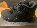 Air Jordan 4 Retro “Black cat” - maat 44,5, Kleding | Heren, Schoenen, Zwart, Nieuw, Ophalen of Verzenden, Sneakers of Gympen