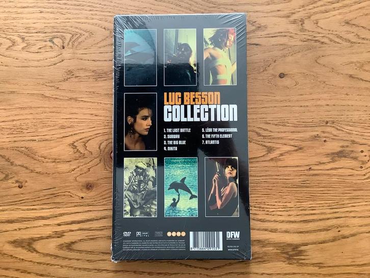 14) LUC BESSON COLLECTION, 7 DVD-BOX nieuw in de verpakking., Cd's en Dvd's, Dvd's | Klassiekers, Zo goed als nieuw, Actie en Avontuur