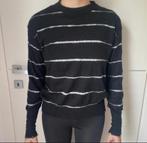 Zara zwart gestreepte wollen trui met alpaca M L, Kleding | Dames, Maat 38/40 (M), Ophalen of Verzenden, Zo goed als nieuw, Zara