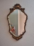 Barok Frans brocante spiegel goudkleurig lijst facetgeslepen, Huis en Inrichting, Woonaccessoires | Spiegels, Overige vormen, Minder dan 100 cm