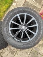 16" velgen 5x114.3 met Winterbanden 215/60 R16 - 7mm profiel, Ophalen, 16 inch, Banden en Velgen, Winterbanden