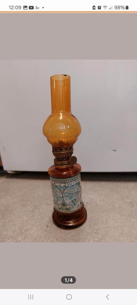 oud olielampje  olielamp, Antiek en Kunst, Antiek | Lampen, Ophalen of Verzenden