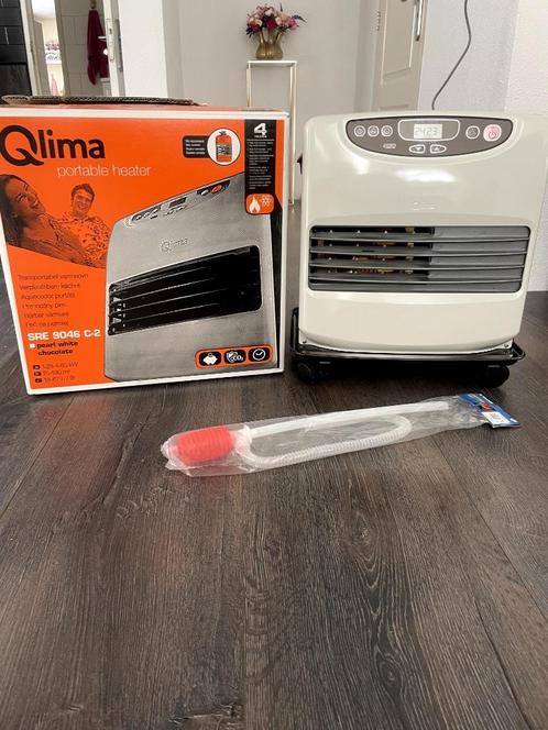 QLIMA SRE 9046 LASERKACHEL + EXTRA"S, Huis en Inrichting, Kachels, Zo goed als nieuw, Vrijstaand, Petroleumkachel, Overige brandstoffen