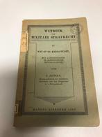 Wetboek van Militair strafrecht 1922, Boeken, Gelezen, Ophalen of Verzenden, Voor 1940