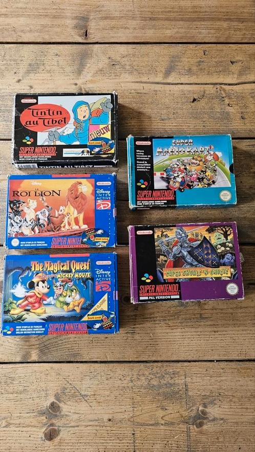 Spelletjes voor de snes, Spelcomputers en Games, Games | Nintendo Super NES, Gebruikt, 1 speler, Vanaf 3 jaar, Ophalen