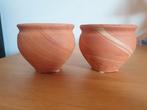Set kleine terracotta bloempotjes. 8x9 cm.
Nieuwstaat., Ophalen of Verzenden, Zo goed als nieuw, Rond, Terracotta