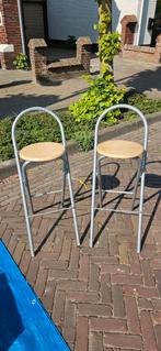 Barkrukken.  Stoelen. Inklapbaar., Huis en Inrichting, Barkrukken, Ophalen of Verzenden, Zo goed als nieuw