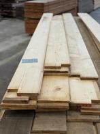 Opruiming restant vuren planken en dakbeschot, Doe-het-zelf en Verbouw, Hout en Planken, Gebruikt, Minder dan 25 mm, Ophalen of Verzenden