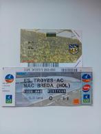 Voetbal ticket nac Breda- troyes, Ophalen of Verzenden, NAC Breda