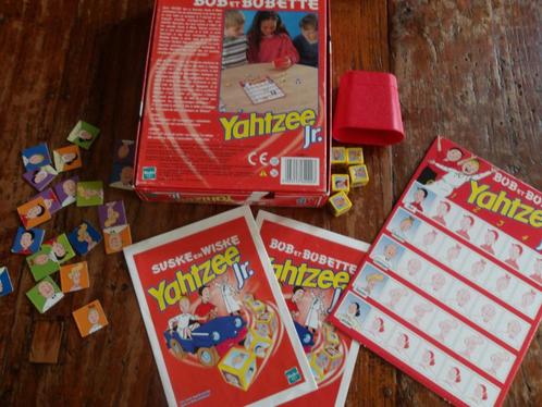 spel Yahtzee junior Suske en Wiske. MB Hasbro., Hobby en Vrije tijd, Gezelschapsspellen | Bordspellen, Gebruikt, Ophalen of Verzenden