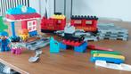 Lego Duplo Trein Set met Rails en Figuren, Ophalen of Verzenden, Zo goed als nieuw, Complete set, Duplo