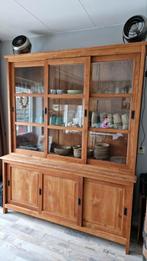 Bruine kast, Ophalen of Verzenden, Gebruikt, 25 tot 50 cm, 150 tot 200 cm