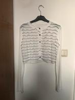 Vest transfer wit roomwit bolero crop ruches 38 m setje jurk, Maat 38/40 (M), Wit, Ophalen of Verzenden, Zo goed als nieuw