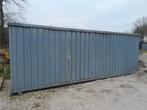 Demontabele opslagcontainer 6x2m BOS nieuwe vloer, Ophalen of Verzenden, Zo goed als nieuw, IJzer