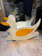 Houten wipstoel eend speelgoed, Ophalen, Gebruikt, Rij- of Hobbelspeelgoed
