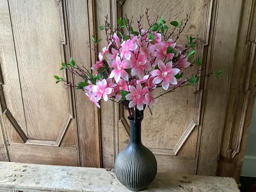 NIEUW Countryfield Magnolia kunstbloem roze (partij) 82 cm, Huis en Inrichting, Woonaccessoires | Kunstplanten en Kunstbloemen