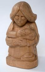 Origineel Pools houtsnijwerk “moeder en kind”, Ophalen of Verzenden