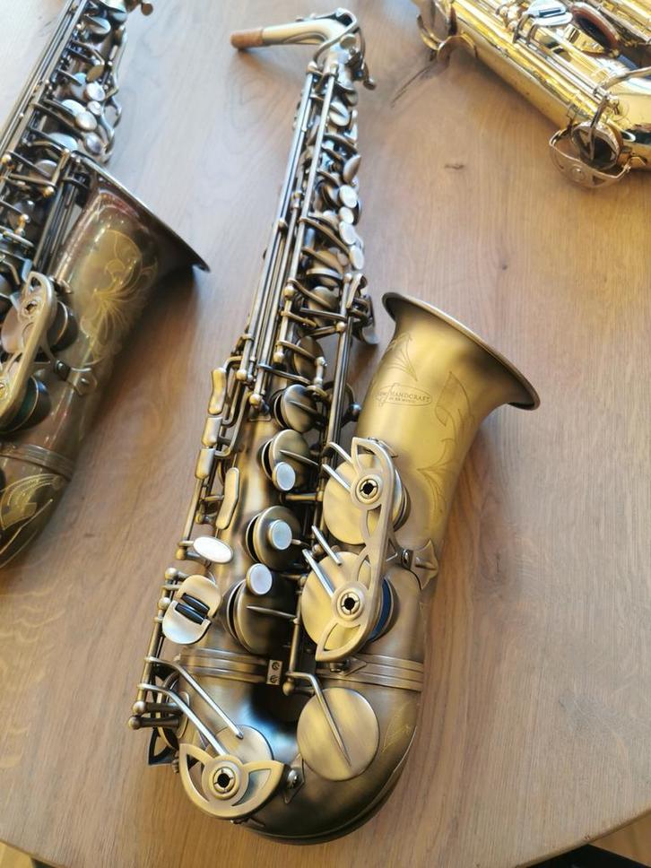 New Handcraft Alt Saxofoon, Muziek en Instrumenten, Blaasinstrumenten | Saxofoons, Nieuw, Alt, Met koffer, Ophalen