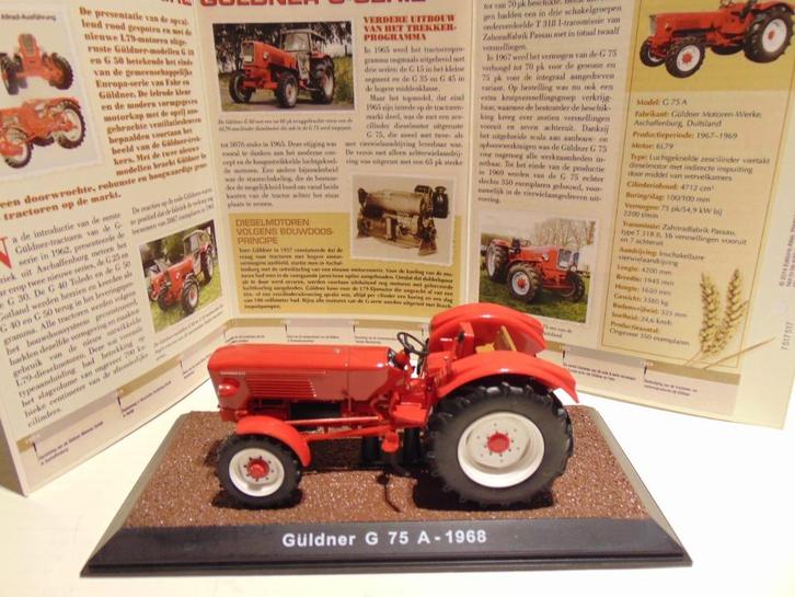 Model Tractor Guldner G75 A - 1968 - 1/32, Hobby en Vrije tijd, Modelauto's | 1:32, Zo goed als nieuw, Tractor of Landbouw, Overige merken