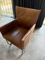 Eettafel met 4 Jess leren stoelen, Huis en Inrichting, Gebruikt, Eikenhout, 150 tot 200 cm, Modern