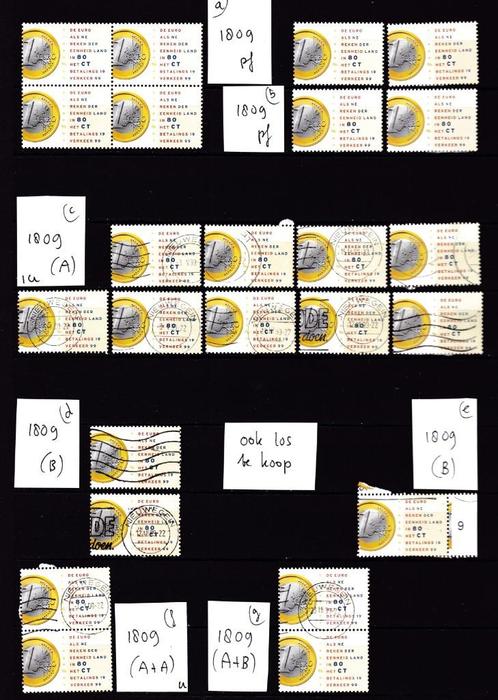 9309) Nederland 1809 euro 1999, Postzegels en Munten, Postzegels | Nederland, Ophalen of Verzenden