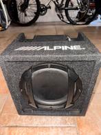 Alpine SWE-815 Subwoofer - Krachtige Bass!, Auto diversen, Autospeakers, Ophalen of Verzenden, Zo goed als nieuw