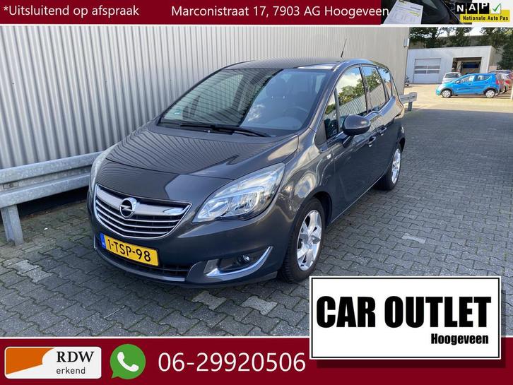 Opel Meriva 1.4 Turbo Cosmo Clima, Navi, CC, PDC, LM, Trekh,, Auto's, Opel, Bedrijf, Te koop, Meriva, ABS, Airbags, Airconditioning