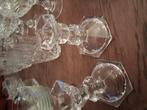 Kompleet glasservise met karaffen suiker en melk vaasjes en, Antiek en Kunst, Ophalen