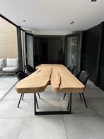 Eiken tafelblad / boomstamtafel / eettafel, Huis en Inrichting, Tafels | Eettafels, 100 tot 150 cm, Eikenhout, 200 cm of meer