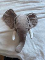 Pluche olifant voor aan de muur, Ophalen of Verzenden, Zo goed als nieuw, Wanddecoratie