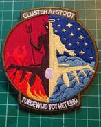 Patch Cluster Afstoot F-16 zonder klittenband Luchtmacht, Verzamelen, Ophalen of Verzenden, Luchtmacht, Nederland, Embleem of Badge