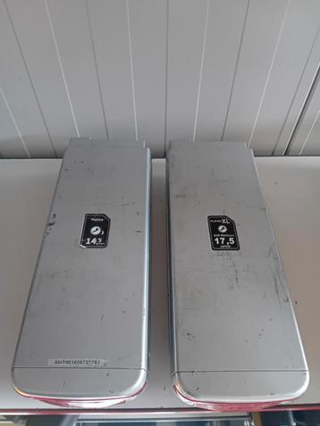 2 stuks defecte fiets accu  Amslod Hamilton 36volt  beschikbaar voor biedingen