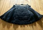 Lolita Gothic rok Blacklist met strik zwart Maat L mooi wijd, Verzenden, Zwart, Maat 42/44 (L), Zo goed als nieuw