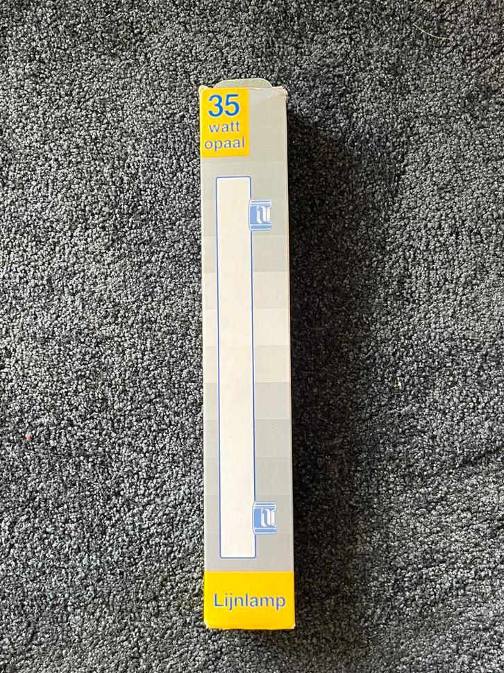 Lijnlamp 35 Watt opaal buislamp, Huis en Inrichting, Lampen | Losse lampen, Nieuw, Halogeen (gloei)lamp, 30 tot 60 watt, Ophalen of Verzenden