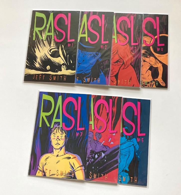 Rasl #1-7 (set) Jeff Smith (Cartoon Books 2008), Boeken, Strips | Comics, Nieuw, Meerdere comics, Amerika, Ophalen